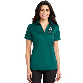 Port Authority® Women's Silk Touch Performance Polo - Silkscreened Personalization Available from Positive Promotions