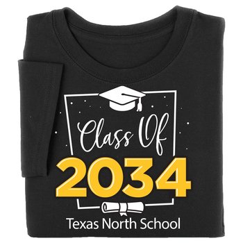 Class Of 2034 Gildan® Youth Heavy Cotton T-Shirt: Best-Selling Colors - Silkscreened Personalization Available from Positive Promotions
