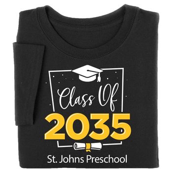 Class Of 2035 Gildan® Adult Unisex Heavy Cotton T-Shirt: Best-Selling Colors - Silkscreened Personalization Available from Positive Promotions
