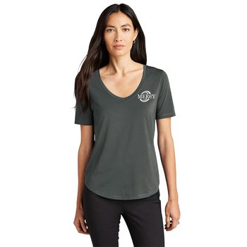 MERCER+METTLE Women's Soft Luxe Elevated T-Shirt - Silkscreened Personalization Available from Positive Promotions