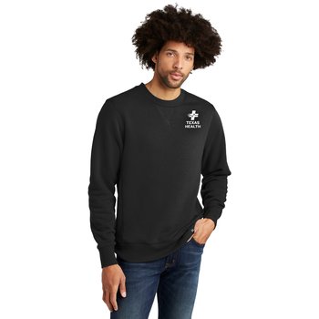 New Era® Unisex French Terry Crew - Silkscreened Personalization Available from Positive Promotions