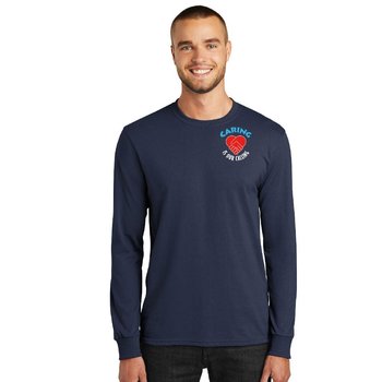 Healthcare Team Pride Port & Company® Unisex Long-Sleeve Core Blend Tee - Silkscreened Personalization Available from Positive Promotions