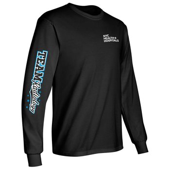 Team Radiology Unisex 2-Location Long-Sleeved T-Shirt - Silkscreened Personalization Available from Positive Promotions