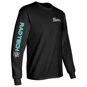 Rad Tech + Atom Unisex Long-Sleeve 2-Location T-Shirt - Silkscreened Personalization Available from Positive Promotions