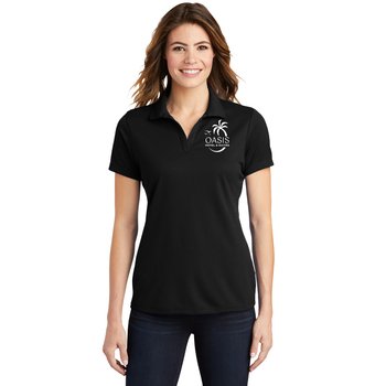 Sport-Tek® Women's ® RacerMesh® Performance Polo - Silkscreened Personalization Available from Positive Promotions