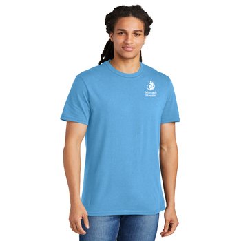 District® Unisex The Concert Tee® - Silkscreened Personalization Available from Positive Promotions