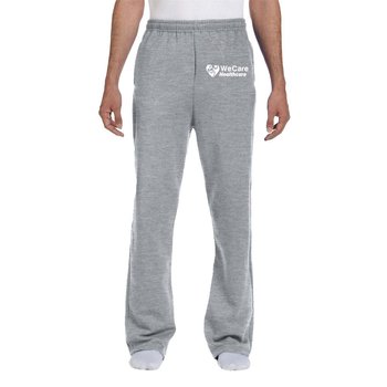 Jerzees Unisex NuBlend® Open-Bottom Fleece Sweatpants - Silkscreened Personalization Available from Positive Promotions