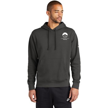 Nike® Men's Club Fleece Sleeve Swoosh Pullover Hoodie Sweatshirt- Silkscreened Personalization Available from Positive Promotions