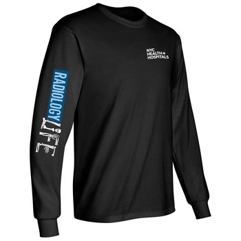 Radiology Life Unisex 2-Location Long-Sleeved T-Shirt - Silkscreened Personalization Available from Positive Promotions