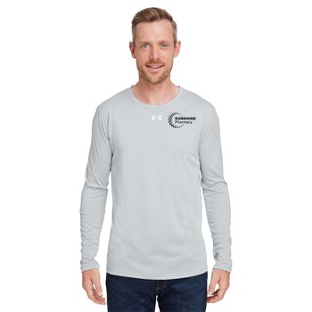 Under Armour® Men's Team Tech Long-Sleeved T-Shirt - Silkscreened Personalization Available from Positive Promotions