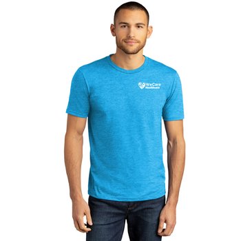 District® Perfect Tri-Blend® Unisex DTG Tee - Silkscreened Personalization Available from Positive Promotions