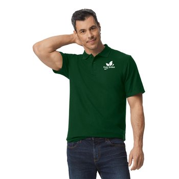 Gildan® Men's Softstyle® Double Piqué Polo - Silkscreened Personalization Available from Positive Promotions