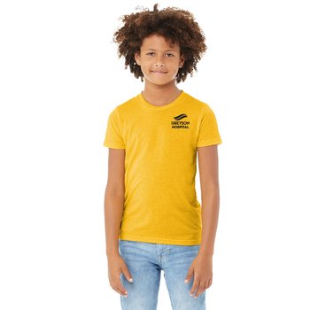 BELLA+CANVAS® Youth Triblend Short-Sleeved T-Shirt - Silkscreened Personalization Available from Positive Promotions