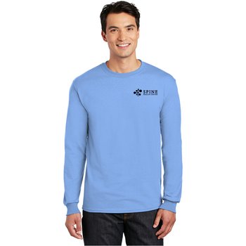Gildan® Unisex DryBlend® 50/50 Blend Long-Sleeve T-Shirt - Silkscreened Personalization Available from Positive Promotions