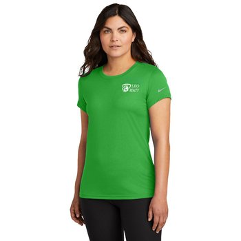 Nike® Women's Swoosh Sleeve rLegend Ultimate Performance Tee - Silkscreened Personalization Available from Positive Promotions