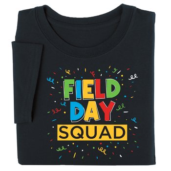 Field Day Squad Unisex 100% Cotton Full-Color T-Shirt from Positive Promotions