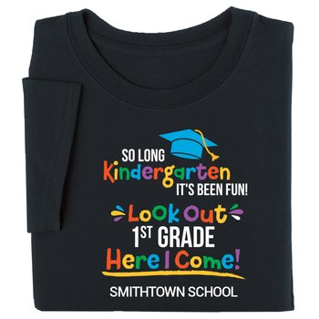 So Long, Kindergarten Gildan® Adult/Unisex Heavy Cotton T-Shirt: Best-Selling Colors - Silkscreened Personalization Available from Positive Promotions