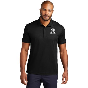 Port Authority® Men's Fine Piqué Blend Polo - Silkscreened Personalization Available from Positive Promotions