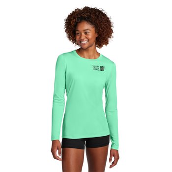 Sport-Tek® Women's Posi-UV® Pro Long-Sleeved T-Shirt - Silkscreened Personalization Available from Positive Promotions