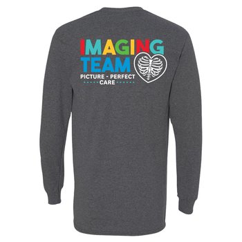 Imaging Team: Picture-Perfect Care Unisex 2-Sided Long-Sleeved T-Shirt - Silkscreened Personalization Available from Positive Promotions