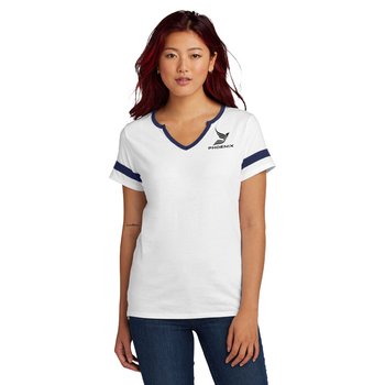 Sport-Tek® Women's Halftime Notch Neck Tee - Silkscreened Personalization Available from Positive Promotions