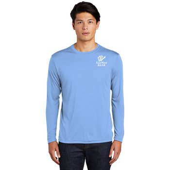 Sport-Tek® Men's Tall Competitor Performance Long-Sleeved Crewneck T-Shirt - Silkscreened Personalization Available from Positive Promotions