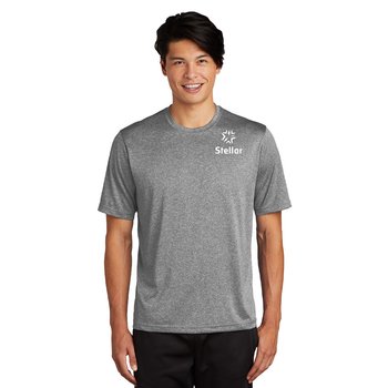 Sport-Tek® Men's Tall Heather Contender Tee - Silkscreened Personalization Available from Positive Promotions