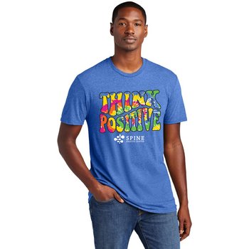 Limited Edition Think Positive/In My Positive Era Unisex Super-Soft Fashion T-Shirt - Silkscreened Personalization Available from Positive Promotions