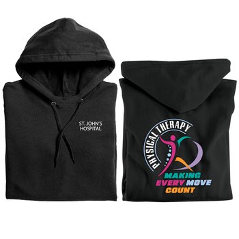 Physical Therapy: Making Every Move Count Gildan® Unisex Heavy Blend Pullover Hooded Sweatshirt - Silkscreened Personalization Available from Positive Promotions