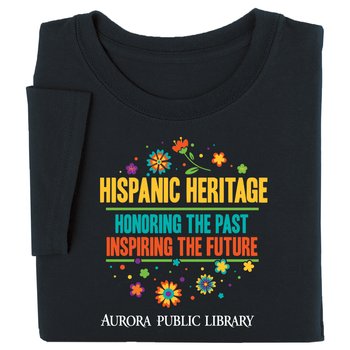 Hispanic Heritage: Honoring the Past, Inspiring the Future Youth Short-Sleeved T-Shirt - Silkscreened Personalization Available from Positive Promotions