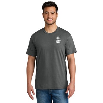 Port & Company® Adult Unisex CVC Tee - Silkscreened Personalization Available from Positive Promotions