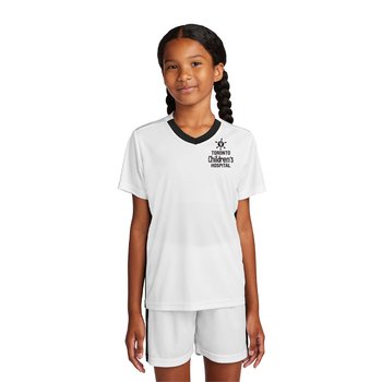 Sport-Tek® Youth Competitor United V-Neck - Silkscreened Personalization Available from Positive Promotions