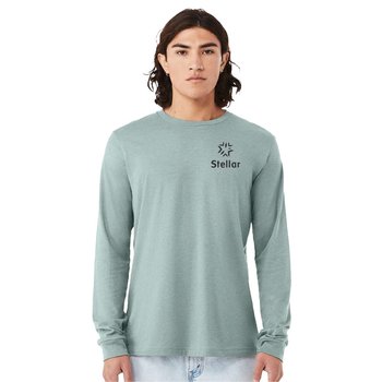 BELLA+CANVAS® Unisex CVC Jersey Long-Sleeved T-Shirt - Silkscreened Personalization Available from Positive Promotions