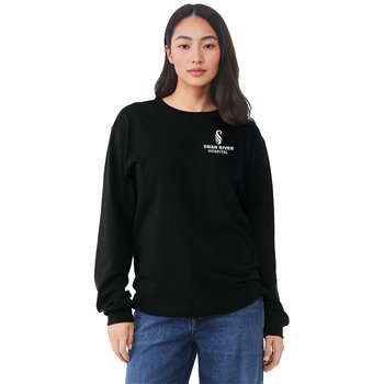 BELLA+CANVAS ® Unisex 6-Ounce Heavyweight Long Sleeve Tee- Silkscreened Personalization from Positive Promotions
