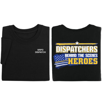 Dispatchers: Behind-the-Scenes Heroes Gildan® Unisex 2-Sided Short-Sleeved T-Shirt - Silkscreened Personalization Available from Positive Promotions