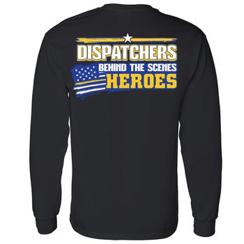 Dispatchers: Behind-the-Scenes Heroes Gildan® Unisex 2-Sided Long-Sleeved T-Shirt - Silkscreened Personalization Available from Positive Promotions