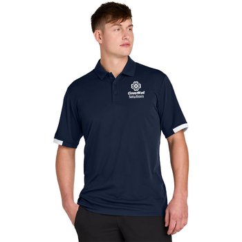 Sport-Tek® Men's C-FREE® Club Colorblock Performance Polo - Silkscreened Personalization Available from Positive Promotions