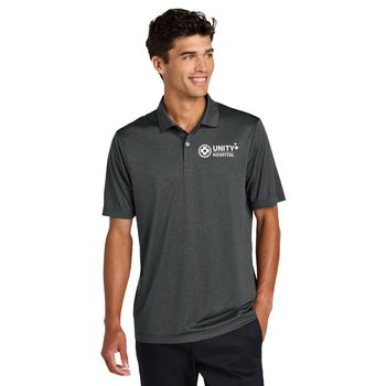 MERCER+METTLE® Men's Recharge Jersey Polo - Silkscreened Personalization Available from Positive Promotions