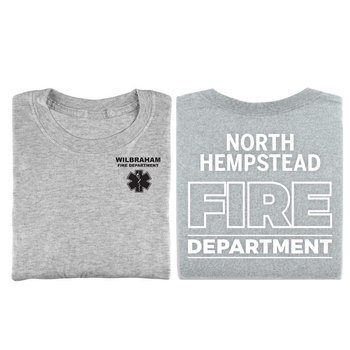 Fire Department Unisex 2-Sided Short-Sleeved T-Shirt - Silkscreened Personalization Available from Positive Promotions