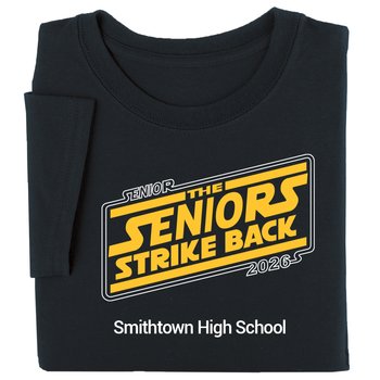 The Seniors Strike Back 2026 Gildan® Unisex Heavy Cotton T-Shirt: Best-Selling Colors - Silkscreened Personalization Available from Positive Promotions