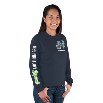 Oh for Peep Sake Unisex 2-Location Long-Sleeved T-Shirt - Silkscreened Personalization Available from Positive Promotions