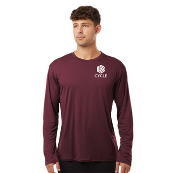 AllPro® Adult Unisex Lock Performance Long-Sleeved T-Shirt - Silkscreened Personalization Available from Positive Promotions