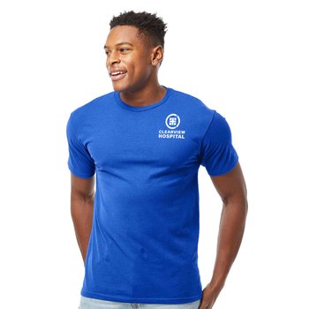 Tultex® Heavyweight Jersey T-Shirt - Silkscreened Personalization Available from Positive Promotions