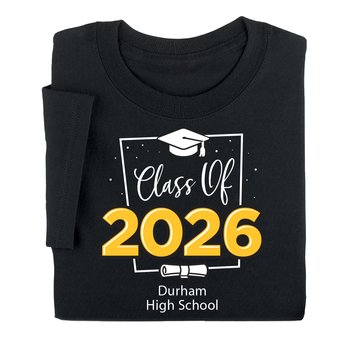 Class of 2026 Gildan® Unisex Heavy Cotton T-Shirt: Best-Selling Colors - Silkscreened Personalization Available from Positive Promotions