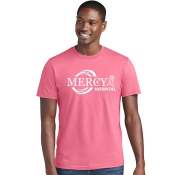 District® Unisex Awareness Super-Soft Fashion T-Shirt - Silkscreened Personalization Available from Positive Promotions