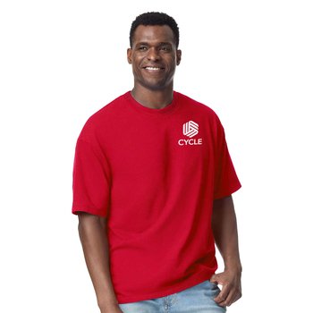 Gildan® Unisex Hammer Maxweight T-Shirt - Silkscreened Personalization Available from Positive Promotions