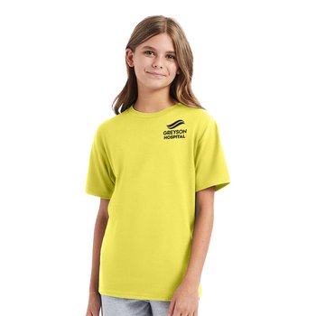 Hanes® Youth Perfect-T T-Shirt - Silkscreened Personalization Available from Positive Promotions