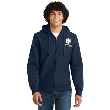 Sport-Tek® Unisex Super Heavyweight Full-Zip Hooded Sweatshirt - Silkscreened Personalization Available from Positive Promotions