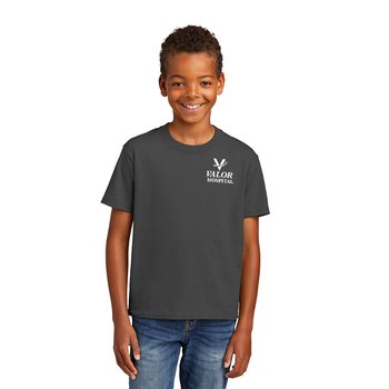 Port & Company® Youth Essential Short-Sleeved Tee - Silkscreened Personalization Available from Positive Promotions