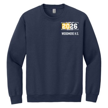 Senior Class of 2026 Gildan® Unisex Heavy Blend Crewneck Sweatshirt - Silkscreened Personalization Available from Positive Promotions